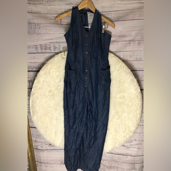 VENUS Stylish Blue Halter Jumpsuit size 10 NWOT - Picture 5 of 16